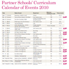 Partner school and college calendar