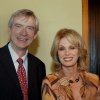 Joanna Lumley and the Vice Chancellor Professor Melville