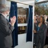 Kelly Holmes and Vice Chancellor David Melville at the Medway Building opening