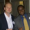 At the New York alumni reception