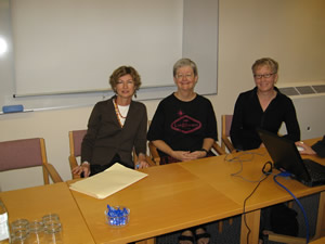 From left: Helen Rhoades, Rosemary Auchmuty, Susan Boyd.