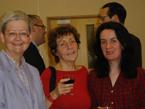 Participants at the Launch Event: Rosemary Auchmuty, Maria Drakopoulou, Marie Fox (back: Carl Stychin, Andrew Sharpe)
