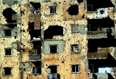 Damaged Beirut Building