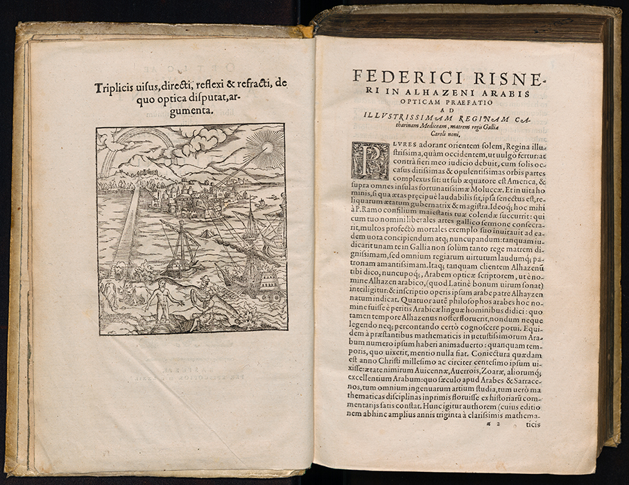 Frederic Risner, Opticae thesaurus: Alhazeni Arabis libri septem, Basle 1572