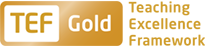 University of Kent TEF Gold Award logo